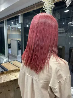 カット➕ブリーチ カラー