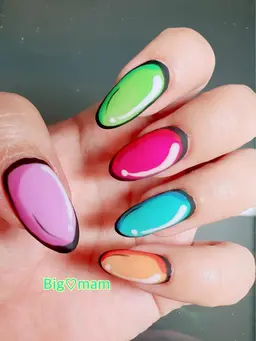 オリジナルネイル(ストーン、パーツ、シール、など乗せ放題)お持ち込み画像要相談