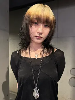 💫デザインカラー💫【カット】＋【ブリーチカラー】※ケアブリーチ、ベースカラー込み#インナーカラー