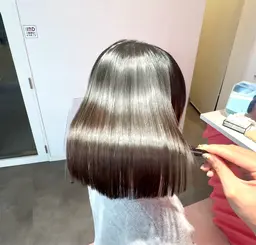 ☔️梅雨の湿気対策☔️ボブカット➕髪質改善縮毛矯正➕高保湿ナノケアトリートメント💞