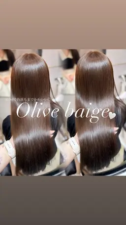 .⋆𝜗𝜚透明感たっぷり明るめにしたい方♡.·*.ブリーチなしダブルカラー＋1step treatment🤍🪽