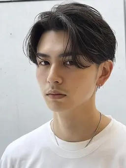 メンズカット+毛流れパーマ🧑🦱