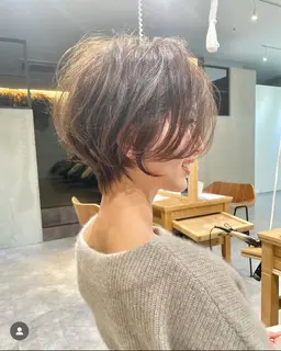 ❣️【人気No.2クーポン】カット＋透明感カラー【ショートカット限定】