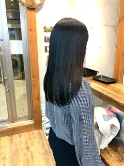 【⭐️カットなしの矯正⭐️】ダメージレス縮毛矯正＋2stepトリートメント⚠️カットは付いていません。⚠️