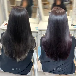 🫧髪質改善酸熱トリートメント＋カラー＋カット🫧