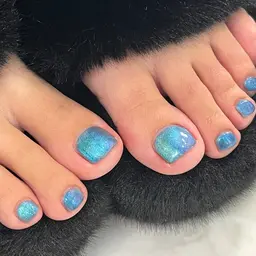 【フットジェルネイル/オフあり】定額デザイン200種類＋店舗限定デザインから選べる