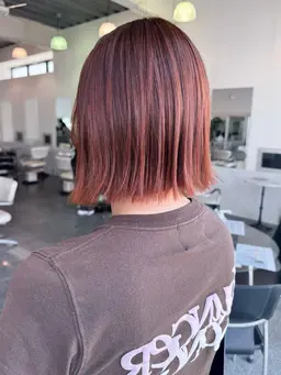 カット＋ブリーチなしダブルカラー＋トリートメント