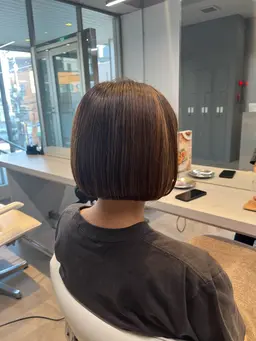 髪質改善リタッチカラー+カット