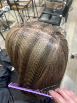 🪽 cut + care bleach + 最高級 Aujua treatment🪽design+￥3,000