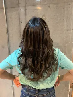 ハイライト×透明感カラー×2stepトリートメント