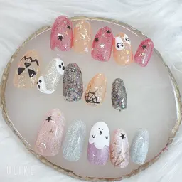 ご新規様オフ無料🎃ハロウィンネイル¥6980→¥6000※リピーター様自店オフ¥550他店オフ¥770