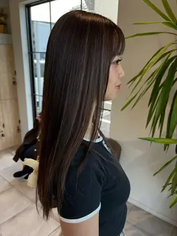 💛ハイライト💛 全体カラー＆カット⭕️