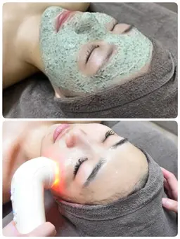 【肌質改革!美肌+背中ヘッド】 ハーブピーリングorインジェクション70分