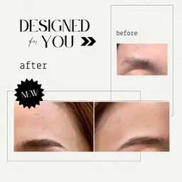 HBL眉毛の毛流れ改善