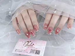 【大人上品♪】 ベースカラー有りのフレンチ　5980円