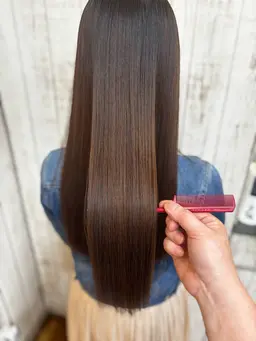 【最高級のツヤ】次世代carbon sugar矯正✨ダメージ最小限で驚きの指通り」全ての処理補助剤付