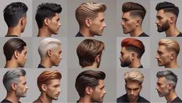 メンズ・レディースカット＋カラー＋シェービング＋シャンプー&スタイリング