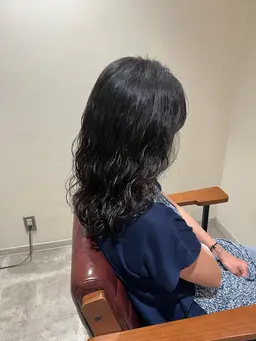 【🐩minimo限定メニュー🐩】レディース似合わせカット+ケミカルパーマ＋Aujuaトリートメント🤍ྀི