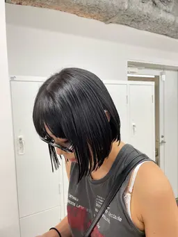 本日空き◯【💚minimoセール】透明感抜群カラー＋似合わせカット＋アウトバス/ボブ◎/​〜​ロングも◎