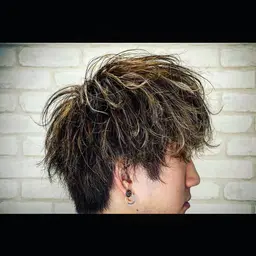 カット&メッシュキャップハイライト