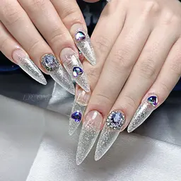 ✨【チップ長さ出し】持ち込み4本しシンプルデザイン✨