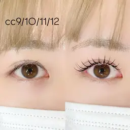 Rizzカール❤︎エク120本＆まつ毛パーマ