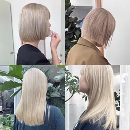 🔸大人気クーポン🔸ダブルカラー［1ブリーチ］＋プレックストリートメント