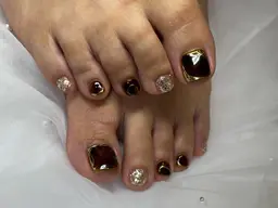 【フットモデル💅】デザインアート2本💕