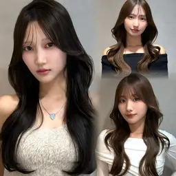 👑人気No.1👑髪質改善イノアカラー+似合わせカット+高保湿ナノケアスチームトリートメント🫧コテ巻き付韓国ヘア