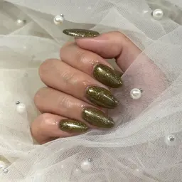 【練習モデル】オフなし♦︎スカルプ10本+ワンカラー・ラメグラデーション