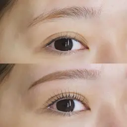 【新規】🫧🌈垢抜けコース🌈🫧アイブロウWax＋まつパ/パリ＋¥300(上)🉐¥6,600(メイク無)