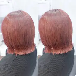 【🍒お顔も明るく🌸】暖色系カラー🥣➕トリートメント