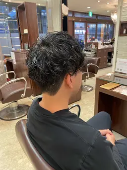 カット＋パーマ🩵🩵