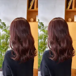 【人気𝑵𝑶.𝟑】カット+ワンカラー🫧‪白髪染め、男性も予約可能※口コミ投稿 ミニモ学割対象