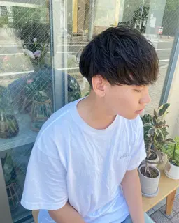 【メンズ限定】カット＋パーマ🧑🏻‍🦱(スパイラルパーマやプードルパーマ可)