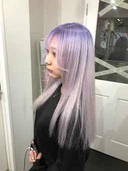 ３回目まで利用可能🦋デザインカラー専用🦋ブリーチ＋デザインカラー＋2step トリートメント#ダブルカラー