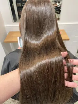【髪質改善】似合わせカット+ヘアカラー+ケアプロ超音波トリートメント