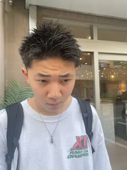 《メンズ》メンズカット+シャンプー+セット付き