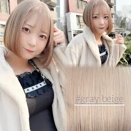 【🎖️ケアブリーチ🎖️】カット + ブリーチリタッチ + ケアカラー#ダブルカラー