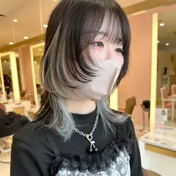 【人気デザインカラー】カット＋インナーブリーチカラー🐹🍒