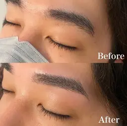 メンズ眉毛waxスタイリング