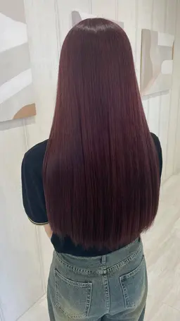 カット＋イルミナ/アドミオカラー+髪質改善トリートメント