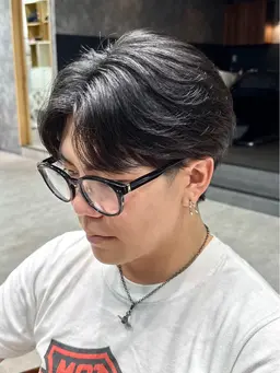 🔥メンズ版髪質改善🔥【悩みから自信に】メンズカット+曲がる縮毛矯正【曲がる縮毛矯正/韓国/ストレートパーマ】