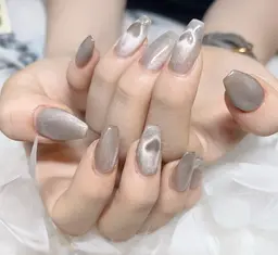 【ハンド】🌸 大流行マグネット/フレンチ/グラデーション5980￥🌸ソフトジェルオフ無料､新店舗OPEN割引300円