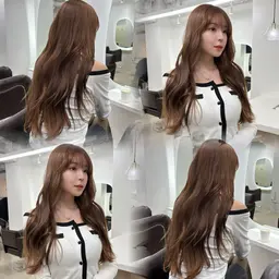 【圧倒的な艶髪へ】カラー＋髪質改善トリートメント_8500