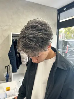 【メンズ限定】カット＋カラー(メッシュなど)＋パーマ