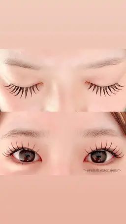 🦄本日3/15(日) 14:30限定予約🦄オフ無料✨️まつ毛エクステ120本まで~フラットラッシュ~