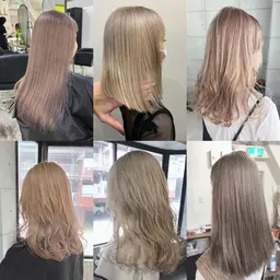 【人気No.1】高彩度透明感全体カラー&カット&システムトリートメント🤍ロング料金無料😇😇✨当日予約OK🙆‍♀️