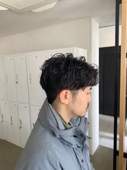 【男性限定】カット+メンズパーマ+後処理トリートメント