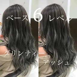 白髪ぼかし➕カット➕パーマ👩‍🦱ストレートに飽きたら少し髪に動きで軽やかに👍白髪も3週間で気になる方👍🌟